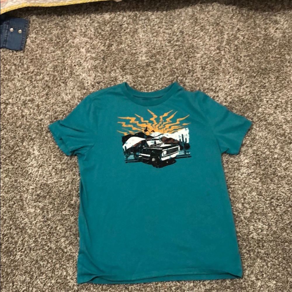 Rock & Roll Cowgirl Blue Short Sleeve Tee Casual